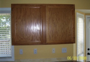 Kitchen Cabinets - Before